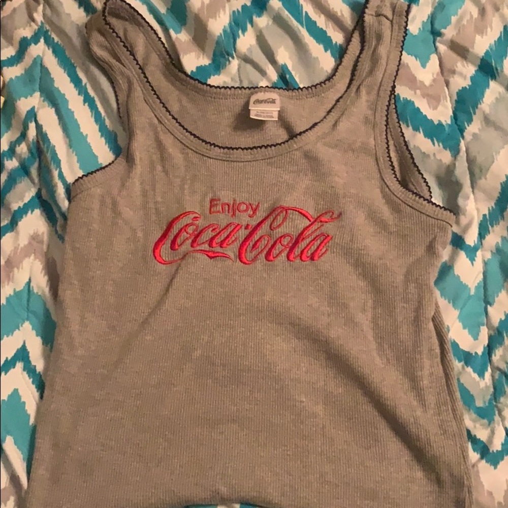 Grey Coca-Cola Tank Top
